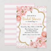 Blossombere volken Roze Blush & Gold Vrijgezellenf Kaart (Voorkant / Achterkant)