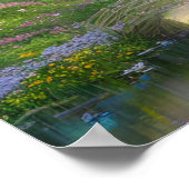 Blossomberende schoonheid, een lentestuin poster (Hoek)