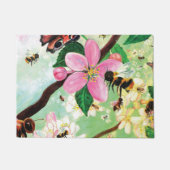 Blossomboom met bijen deurmat (Voorkant)