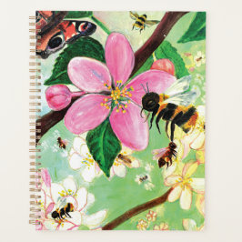 Blossomboom met bijen planner