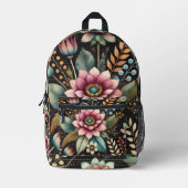 Blossomed Beauty Bedrukte Rugzak (Voorkant)