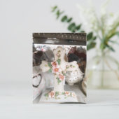 Blossomed Cross Briefkaart (Staand voorkant)