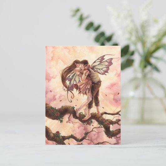 Blossomeliefde Briefkaart (Staand voorkant)