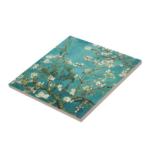 Blossomen Almond Tree Vincent Van Gogh Tegeltje (Zijkant)