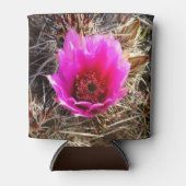 Blossomen Cactus (Prickly Pear) Wilde bloem Blikjeskoeler (Voorkant)