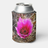 Blossomen Cactus (Prickly Pear) Wilde bloem Blikjeskoeler (Blikje Achterkant)