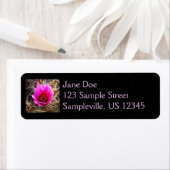 Blossomen Cactus (Prickly Pear) Wilde bloem Etiket (Insitu)