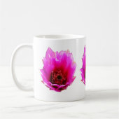 Blossomen Cactus (Prickly Pear) Wilde bloem Koffiemok (Links)