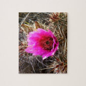 Blossomen Cactus (Prickly Pear) Wilde bloem Legpuzzel (Verticaal)