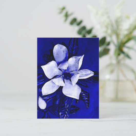 Blossomen Magnolia Briefkaart (Staand voorkant)