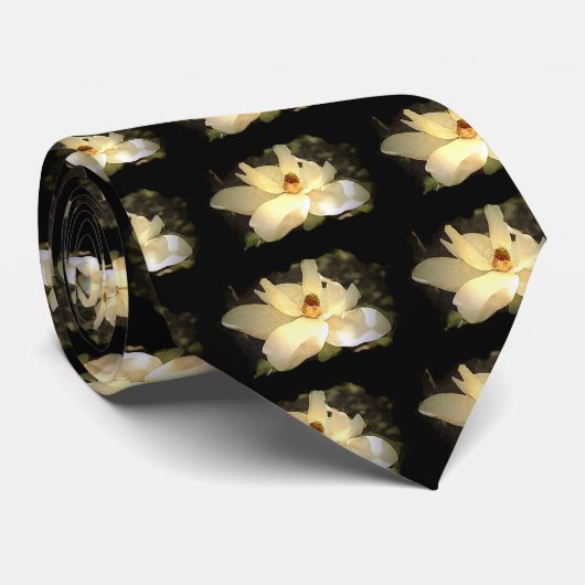 Blossomen Magnolia Stropdas (Opgerold)