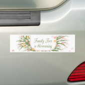 Blossomfamilie - boom bumpersticker (Op auto)