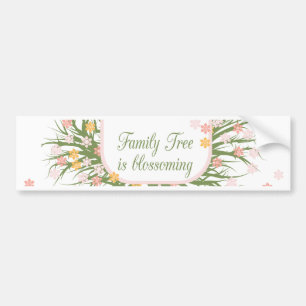 Blossomfamilie - boom bumpersticker