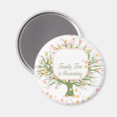 Blossomfamilie - boom magneet (Voorkant / Achterkant)