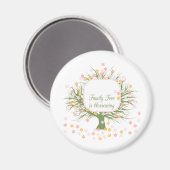 Blossomfamilie - boom magneet (Voorkant / Achterkant)