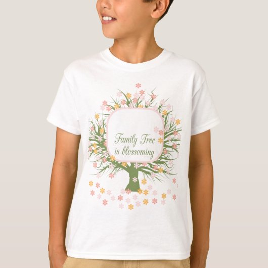 Blossomfamilie - boom t-shirt (Voorkant)