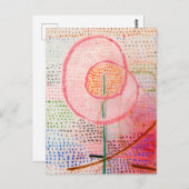 Blossoming (1934) door Paul Klee - Abstracte kunst Briefkaart (Voorkant / Achterkant)