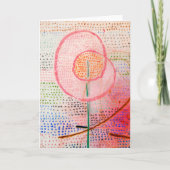 Blossoming (1934) door Paul Klee - Abstracte kunst Kaart (Voorkant)