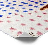 Blossoming, abstracte kunst door Paul Klee Poster (Hoek)