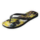 Blossoming Acacia Branches (1890) Vincent Van Gogh Teenslippers (Schuin)