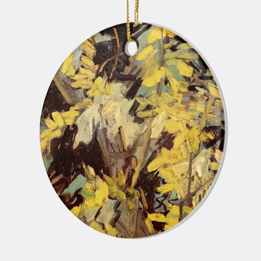 Blossoming Acacia Branches door Vincent van Gogh Keramisch Ornament (Links)