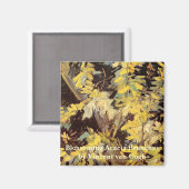 Blossoming Acacia Branches door Vincent van Gogh Magneet (Voorkant / Achterkant)
