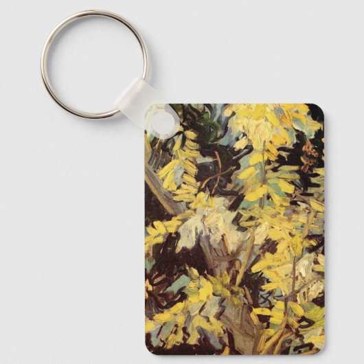 Blossoming Acacia Branches door Vincent van Gogh Sleutelhanger (Voorkant)