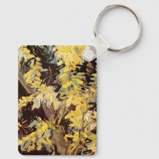 Blossoming Acacia Branches door Vincent van Gogh Sleutelhanger (Achterkant)