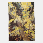 Blossoming Acacia Branches door Vincent van Gogh Theedoek (Verticaal)