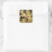 Blossoming Acacia Branches door Vincent van Gogh Vierkante Sticker (Tas)