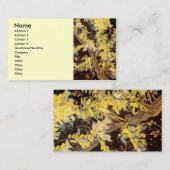 Blossoming Acacia Branches door Vincent van Gogh Visitekaartje (Voorkant / Achterkant)