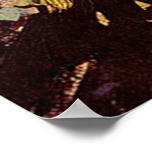 Blossoming Acacia Branches Vincent van Gogh. Poster (Hoek)