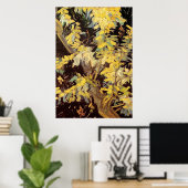 Blossoming Acacia Branches Vincent van Gogh. Poster (Thuiskantoor)