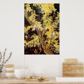 Blossoming Acacia Branches Vincent van Gogh. Poster (Keuken)