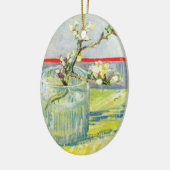 Blossoming Almond Branch door Vincent van Gogh Keramisch Ornament (Links)