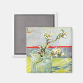 Blossoming Almond Branch door Vincent van Gogh Magneet (Voorkant / Achterkant)
