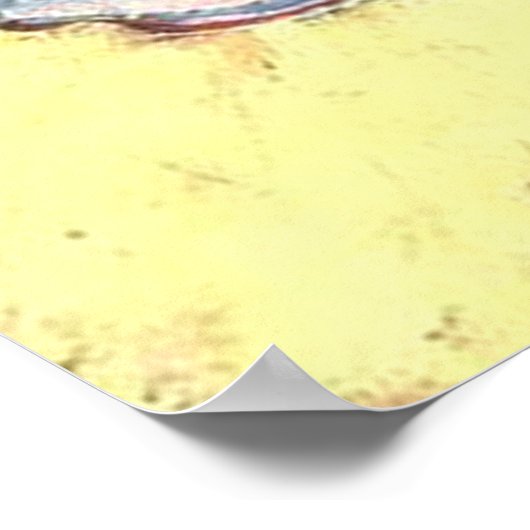 Blossoming Almond Branch door Vincent van Gogh Poster (Hoek)