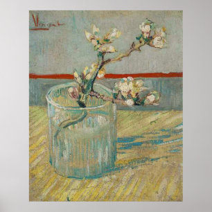 Blossoming Almond Branch door Vincent van Gogh Poster