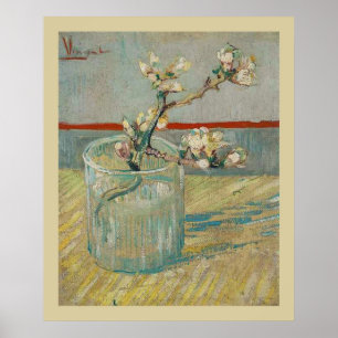 Blossoming Almond Branch door Vincent van Gogh Poster