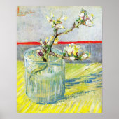 Blossoming Almond Branch door Vincent van Gogh Poster (Voorkant)