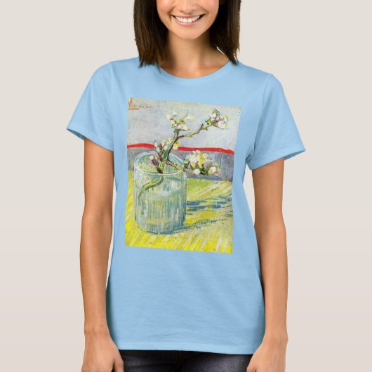 Blossoming Almond Branch door Vincent van Gogh T-shirt (Voorkant)