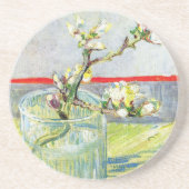 Blossoming Almond Branch door Vincent van Gogh Zandsteen Onderzetter (Voorkant)