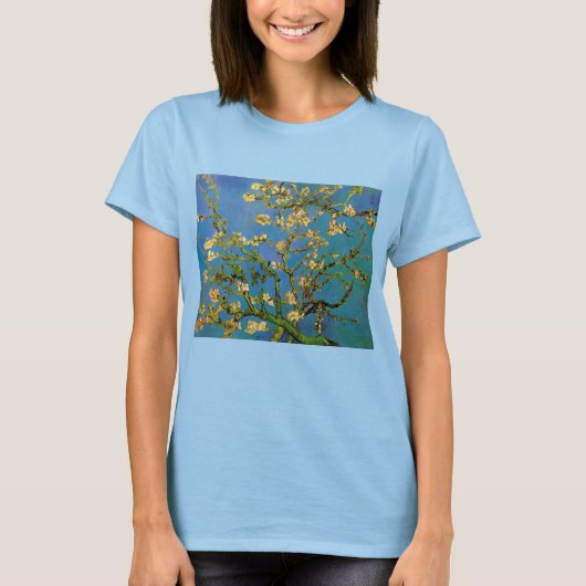 Blossoming Almond Tree by Vincent van Gogh T-shirt (Voorkant)