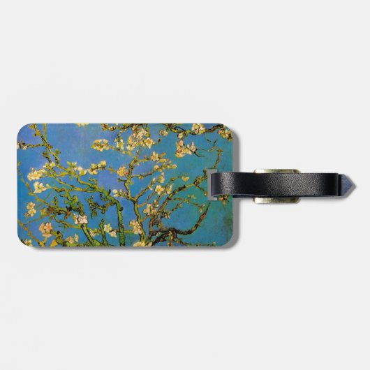 Blossoming Almond Tree door Vincent van Gogh Bagagelabel (Achterkant horizontaal)