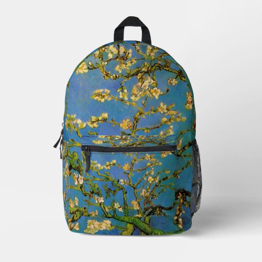 Blossoming Almond Tree door Vincent van Gogh Bedrukte Rugzak (Voorkant)