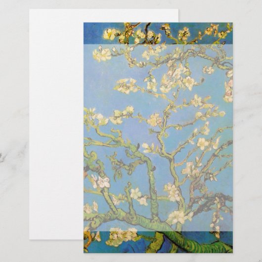 Blossoming Almond Tree door Vincent van Gogh Briefpapier (Voorkant / Achterkant)