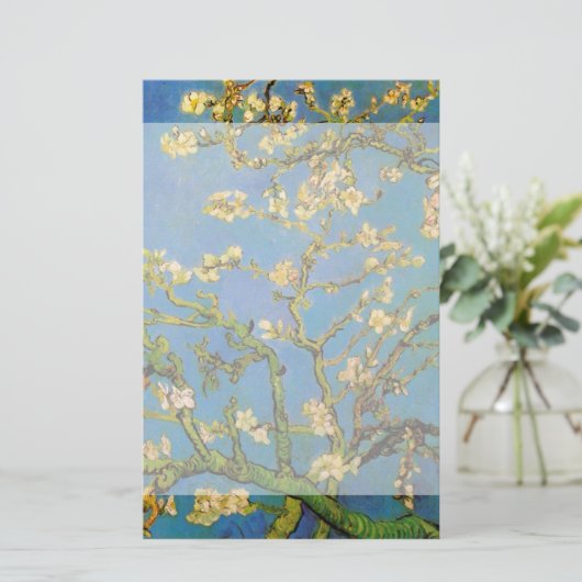 Blossoming Almond Tree door Vincent van Gogh Briefpapier (Staand voorkant)