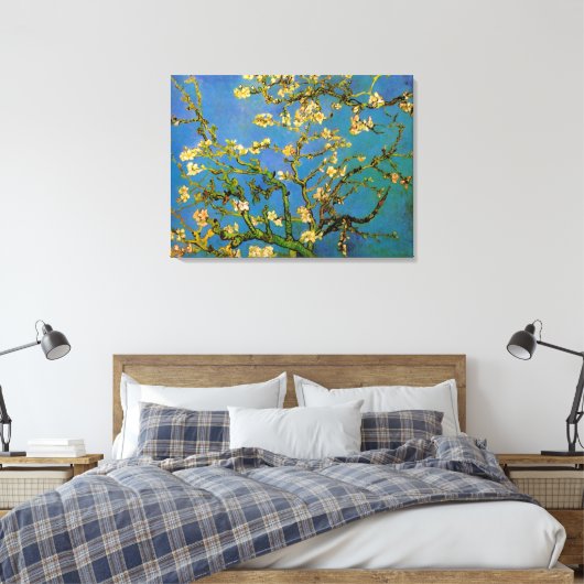 Blossoming Almond Tree door Vincent van Gogh Canvas Afdruk (Insitu (Slaapkamer))