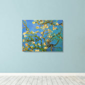 Blossoming Almond Tree door Vincent van Gogh Canvas Afdruk (Insitu (Houten vloer))