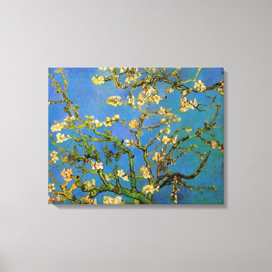 Blossoming Almond Tree door Vincent van Gogh Canvas Afdruk (Voorkant)